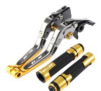 Palanca De Embrague Plegable Ajustable Para Motocicleta Para SUZ&UKI GSR 600 GSR600 2006 2007 2008 2009 2010 2011 Con Mango Antideslizante(C)