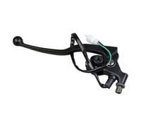 Palanca de embrague y freno Palanca de freno delantero para motocicleta para Yamaha YB125 5VL con cable interruptor luz y embrague(Black-2004-2013)
