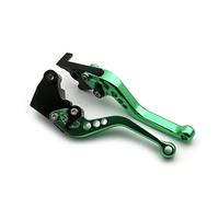 Palanca de embrague y freno Palancas de embrague freno barra mano para Yamaha FZS600 Fazer FZS 600 1998-2003(Short-green)