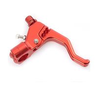 Palanca de freno Conjunto De Perca Palanca Embrague Para Acrobacias Cortas CNC 2024, Manillar 7/8 "y 22mm Apto Para Dirt Pit Bike Street Sport Palancas Embrague Freno Motocicleta(Red)