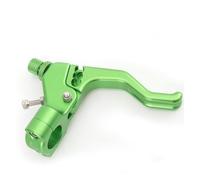 Palanca de freno Conjunto De Perca Palanca Embrague Para Acrobacias Cortas CNC 2024, Manillar 7/8 "y 22mm Apto Para Dirt Pit Bike Street Sport Palancas Embrague Freno Motocicleta(Green)