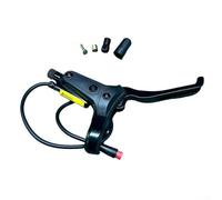 Palanca de freno de aceite hidráulico para bicicletas eléctricas, SM2A de 2 núcleos y 3 pines con mango de seguridad de apagado compatible con modelos de bicicleta eléctrica y scooter (2P derecho)