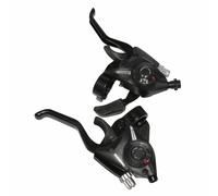 Palanca de freno de aluminio negra para V-Brake compatible con Shimano para bici