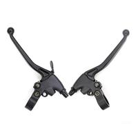 Palanca de freno de bicicleta de aleación de aluminio para triciclos, 18 x 9 cm, función de aparcamiento habilitada, diseño de pendiente de mango extendido, diámetro del manillar de 22,2 mm