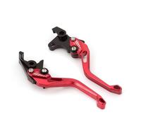 Palanca de freno de embrague de freno de motocicle Para Hon@&da CBF600 CBF 600 N/NA/S/SA 2004 2005 2006 Motocicleta Ajustable Freno Embrague Palanca Mango Puños(3D 158mm RED)