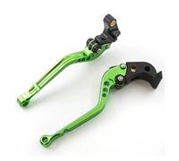 Palanca de freno de embrague de freno de motocicle Para Hon@&da CBF600 CBF 600 N/NA/S/SA 2004 2005 2006 Motocicleta Ajustable Freno Embrague Palanca Mango Puños(177mm Green-01)