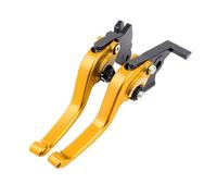 Palanca De Freno Disco Doble Ajustable Universal para Z900 Z 900 2017 2018 2019 2020 2021 2022-2026 Palancas De Embrague Freno Corto Manillar Ajustable para Motocicleta(Gold-2017-2024)