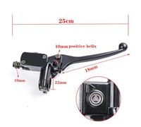 Palanca de freno hidráulica y mango de embrague compatible con bicicleta de tierra ATV ATV cuádruple bocina de la motocicleta del freno Bomba de freno derecha Control de la mano izquierda(Brake Lever)