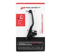 Polisport Set de manetas abatibles 91575 irrompibles ATP compatible con motocicletas TRIUMPH Negro