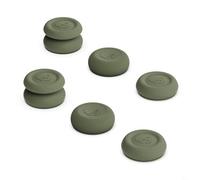 Palanca de mando de silicona antideslizante para Steam Deck y para Rog, 6 fundas para pulgar para un mejor control de comodidad de agarre, accesorios de juego fáciles de instalar (verde)