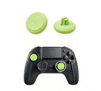 Palanca de mando para Nacon para mando Revolution 5 Pro - Empuñaduras antideslizantes para el pulgar de precisión mejorada, accesorios de juego de repuesto, 1,8 cm (verde)