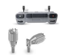 Palanca de mando plegable RC/RC2 para DJI Mini 3 Pro/Mini 4 Pro/Air 3/Mavic 3, accesorios de repuesto retráctiles de aleación de aluminio para control de drones (plata)