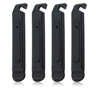 Palanca de neumáticos para bicicleta, palanca de neumáticos de bicicleta de plástico negro, herramienta de reparación de neumáticos de bicicleta, cambio de neumáticos portátil, palanca de montaje para