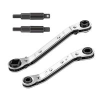 Palanca De Operación: Herramienta De Reparación De Refrigeración, Grupo De Manijas De Engranajes De Servicio Pesado, Perno De Mantenimiento De Casquillo Cuadrangular, Engranaje Giratorio De Puerto Con