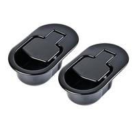 Palanca de Repuesto para Sillón Reclinable, de Aluminio Negro 2 Piezas | Repuestos Metálicos Extensión para Liberación, Superficie Lisa sin Rebabas, para Brazos de Silla y Mantenimiento