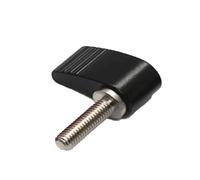 Palanca de sujeción aleación aluminio con rosca macho M4, perilla manija CNC ajustable, tornillo apriete manual, 1 pieza Fijación sin herramientas(Black 7 type)
