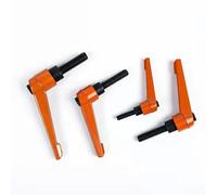 Palanca de sujeción de color naranja, tornillos ajustables, perno de bloqueo, perilla de rosca macho, 1 unidad M4 M5 M6 M8 M10 M12 M16(M12X20)
