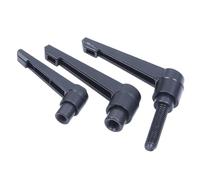 Palanca de sujeción for maquinaria M4 M5 M6 M8 M10 con mango ajustable y bloqueo de rosca macho externa, tornillo de perilla, 1 unidad(M4x12)