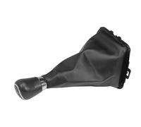 Palanca De Velocidad De Coche Para Ford Para Fiesta Para MK5 2008 Para MK6 2008-2012 1556845 8A6R7H409MA Funda De Cuero Para Palanca De Cambios De 5 Velocidades Color Plata/negro Pomos Para Palanca(Bl