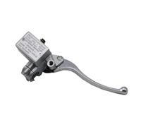 Palanca del Cilindro Maestro del Embrague de la Bomba hidráulica del Freno Delantero de la Motocicleta Compatible con Universal Negro(Silver)