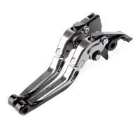 Palanca Embrague Freno Compatible Con Yamaha Para MT03 2005-2006 Palancas De Embrague De Freno Ajustables CNC Palanca De Embrague De Freno Plegable Telescópica Para Motocicleta.(Gray,1pair)