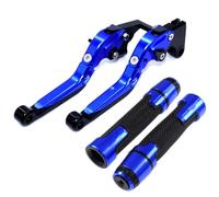 Palanca Embrague Freno Compatible Con Yamaha Para MT03 2005-2006 Palancas De Embrague De Freno Ajustables CNC Palanca De Embrague De Freno Plegable Telescópica Para Motocicleta.(Blue,1 set)