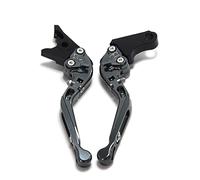 Palanca Embrague Freno Motocicleta Extensible Ajustable con Empuñadura Mano Manillar para YZFR1 YZF R1 2004 2005 2006 2007 2008