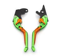 Palanca Embrague Freno Para BWS100 Para BWS Para MBK Para Booster 100 Para ZUMA X-Over 125 YW50 YW125 Palanca Embrague Freno Extensible Plegable Ajustable CNC Motocicleta(3D F)