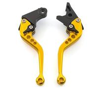 Palanca Embrague Freno Para DUCATI Para 848 Para EVO Para 749/999/959/1198/199/899/1299 Para Panigale Para Diavel Palanca Embrague Freno Motocicleta Ajustable CNC Carbono(147mm Gold)