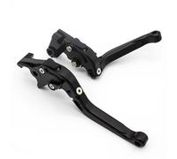 Palanca Embrague Freno Para DUCATI Para 848 Para EVO Para 749/999/959/1198/199/899/1299 Para Panigale Para Diavel Palanca Embrague Freno Motocicleta Ajustable CNC Carbono(Fold Extend Black)