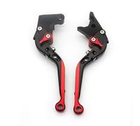 Palanca Embrague Freno Para Keeway Para RKF 125 2019 2020 2021 2022 2023 Para RKF125 Palanca De Embrague De Freno De Motocicleta Extensible Plegable CNC MANIJAS PALANCAS(Red)