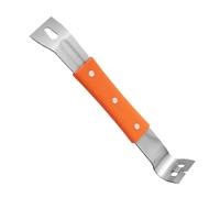 Palanca ergonómica antideslizante - Martillo de clavos de acero inoxidable para renovación del hogar, techado y carpintería, herramienta de demolición y demolición con 28 x 4,1 cm de tamaño compacto