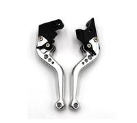 Palanca Freno Clutch Manetas Embrague Freno Cortas Aluminio CNC Motocicleta para Suzuki para GW 250 para Inazuma 2011 2012 2013 Palanca Freno Motocicleta(Silver)