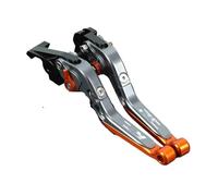 Palanca freno de motocicleta Accesorios para KTM RC 125/200/250/390 2014-2024:Juego de manetas freno y embrague,protectores manillar plegables(1)