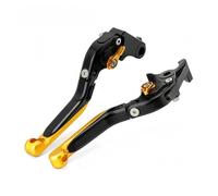 Palanca freno de motocicleta Palanca de freno y embrague para HONDA MSX 125 para GROM, CB190R CB500F CB500X CB 300F CBR 250R, 300R 500R(Gold Black)