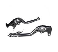 Palanca freno de motocicleta Palanca de freno y embrague para motocicleta para Royal para Enfield 650 Interceptor (modelos 2017-2022)(Long Gray)