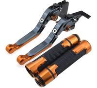 Palanca Freno Embrague Para Kawasaki Para KLR250 1991-2008 F25 S650 Palancas Freno Embrague Ajustables Extensibles Plegables Motocicletas Puños Extremo Maneta Embrague Motocicleta Manija(L)