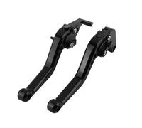 Palanca freno Manetas Embrague Freno Cortas Ajustables Motocicletas Para Ducati Para Scrambler 400 800 803(Negro)