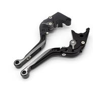 Palanca Freno Moto Accesorios Palanca Embrague Freno Extensible Plegable Motocicleta para Royal para Enfield Classic para Reborn 350 2022-2024 Palanca Embrague Delantero(G Gray)