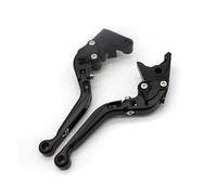 Palanca Freno Moto Accesorios Palanca Embrague Freno Extensible Plegable Motocicleta para Royal para Enfield Classic para Reborn 350 2022-2024 Palanca Embrague Delantero(A Full Black)