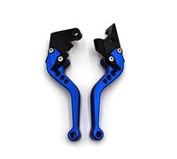 Palanca Freno Moto Manetas Embrague Freno Cortas Aluminio CNC para Motocicleta para RC51 2000-2006 Accesorios para Maneta Izquierda(Blue)