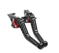 Palanca Freno Moto Manetas Freno Embrague Ajustables CNC para Motocicleta para GSX-S1000 2015-2016 para GSX-S1000F 2015-2018 Maneta Izquierda(Black 1)