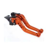 Palanca Freno Moto Manetas Freno Embrague Ajustables CNC para Motocicletas para Kawasaki para Ninja para ZX-6R para ZX636 2007-2016 2015 2014 Maneta Izquierda(Orange)