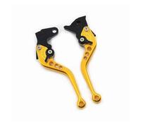 Palanca Freno Moto Palancas Embrague Freno Ajustables Motocicleta para Kawasaki para ZX9R 1998-1999. Accesorios para Palanca Embrague Delantero(Golden 147mm)