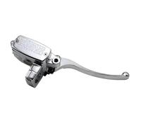 Palanca Freno Moto Para CBF500 Para CBF600 CB400F CB400 CB500 NC70 CB400SF Cilindro maestro de palanca de embrague de freno de motocicleta cromado de 1 "25 mm(Plating right)