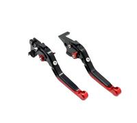 Palanca Freno Moto Para CBR 250R 300R 500R CB300F CB500F para GROM 2011-2016 2017 2018 2019 2020 Manija de palancas de embrague de frenos de motocicleta(Red Black)