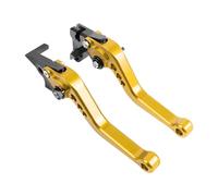 Palanca Freno Moto Para Kawasaki ER6N ER-6N ER 6N ER-6F ER6F 2006-2021 Palanca De Embrague De Freno Ajustable Para Motocicleta Palanca De Manijas Cortas/largas(Short yellow06-08)