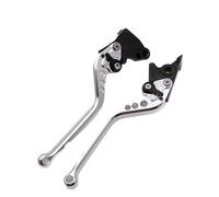 Palanca Freno Moto Para Kawasaki Z1000SX Z1000 Para Ninja1000 Para Tourer 2007-2015 2016 Palancas Embrague De Freno De Mango Corto Ajustable Para Motocicleta(Long silver)