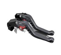 Palanca Freno Moto Para Kawasaki Z125 Z250SL Z300 Z400 Z750 Z750R Z1000R 3D palanca de embrague de motocicleta juego de palanca de freno palancas de mango(Grey-Red)