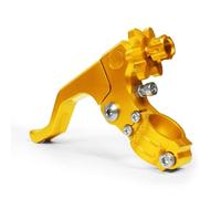 Palanca Freno Motocicleta para Suzuki para DR200S para DRZ400E para DRZ400SM Maneta De Embrague Corta para Acrobacias De 7/8"(Yellow)